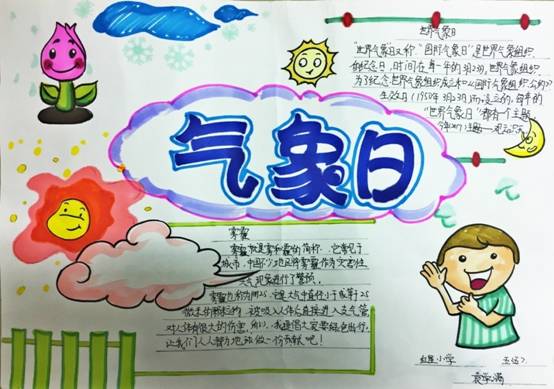 科学社团学生作品—气象小报